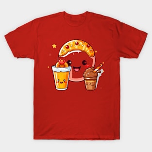 Donut kawaii  junk food T-Shirt cute  funny T-Shirt